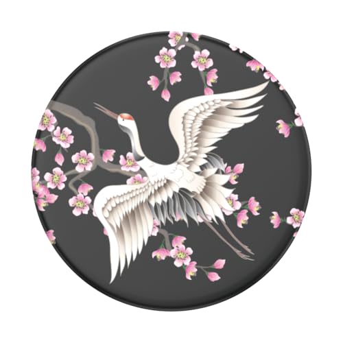 Image of ​​​​PopSockets Phone Grip with Expanding Kickstand, Adhesive Grip - Crane in Flight