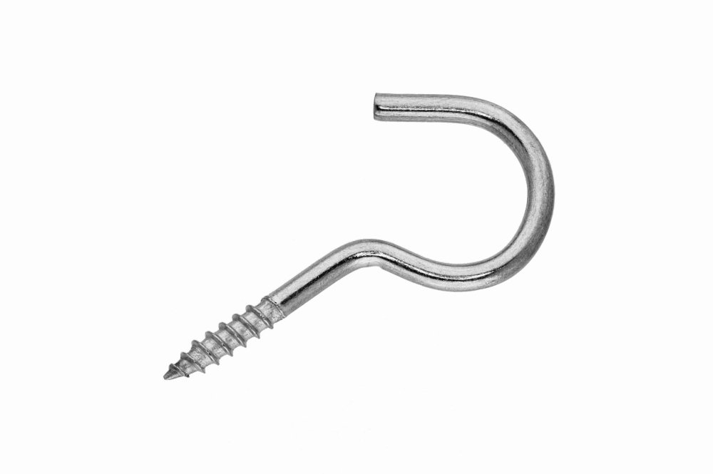 Yacht Steel Dutyhook 3.3X50mm Plain Cup Hook, Stainless Steel Aisi 316