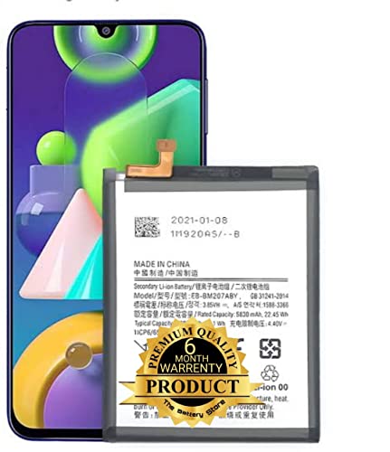 Image of THE BATTERY STORE Orignal Battery for Samsung F12 | M12 | F41 | [M21-2021] M21S | M30S | M31 | M21 | (EB-BM207ABY) 6000mAh with 6 Months Warranty (for Samsung F41)