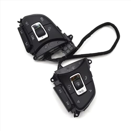 �Ԃ̃X�e�A�����O�z�C�[���R���g���[�� Compatible With For Passat For Polo For Sagitar �Ԃ̃X�e�A�����O�z�C�[�����@�\����{�^���A�N�Z�T���[�Ȃ� 6C0959442F