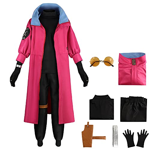 AIUKAKP Trigun Cosplay Vash the Stampede Cosplay Costume Cloak Trigun Vash Cosplay Outfit Halloween Men