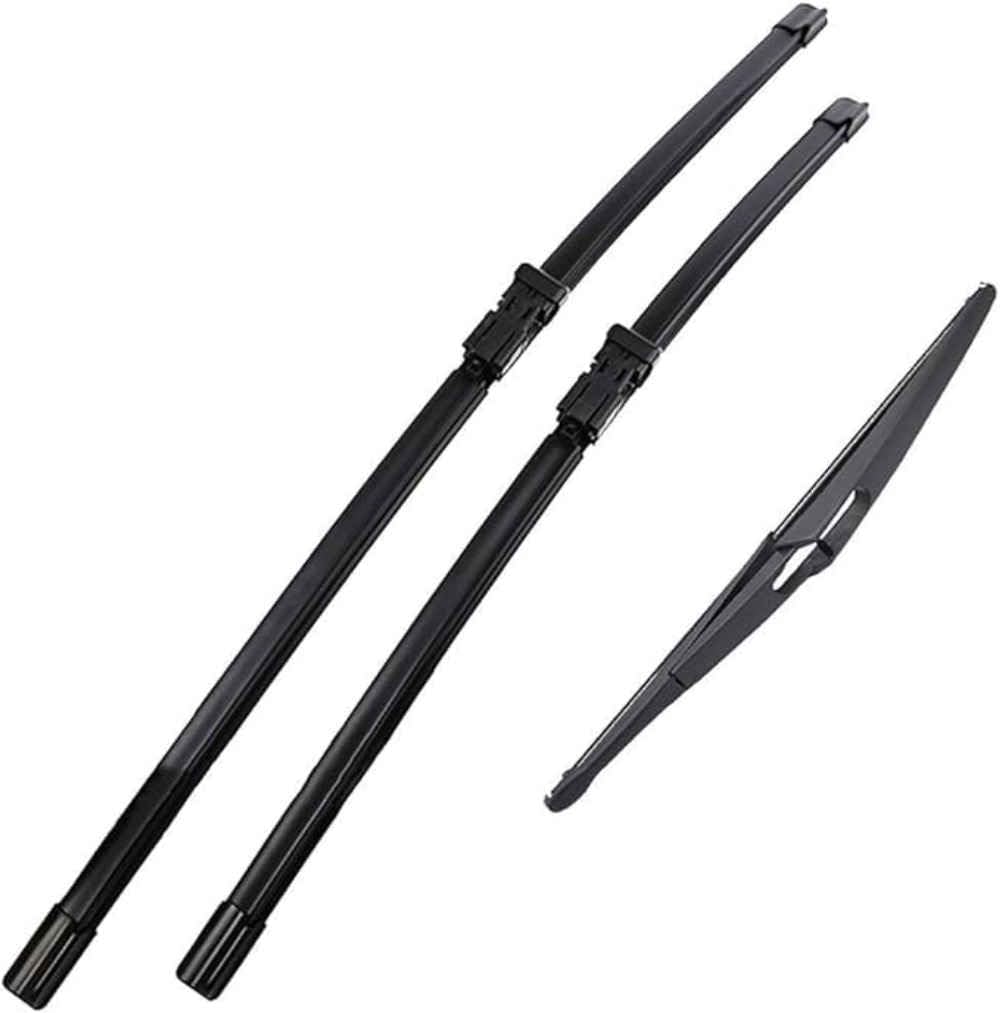 XYUASDGB Premium Exact Fit Windscreen Wiper Blades for Peugeot 308 T7 Hatchback 2007 2008 2009 2010 2011 2012 2013 Durable Natural Rubber Easy Fit for a Quiet and Streak Free Wipe