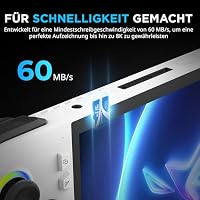 SABRENT Micro SD Karte 512GB V60 Rocket, microSDXC SD Speicherkarte, 8K Video, A1, UHS-II-kompatibel (SD-MT60-512GB) – Ansicht 3