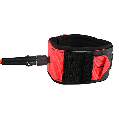 Foto von Abahub SUP Leash, Sup Zubehör, Surfboard Leash Board Sup Sicherheitsleine, 10ft Rot 7 mm Leash für Erwachsene