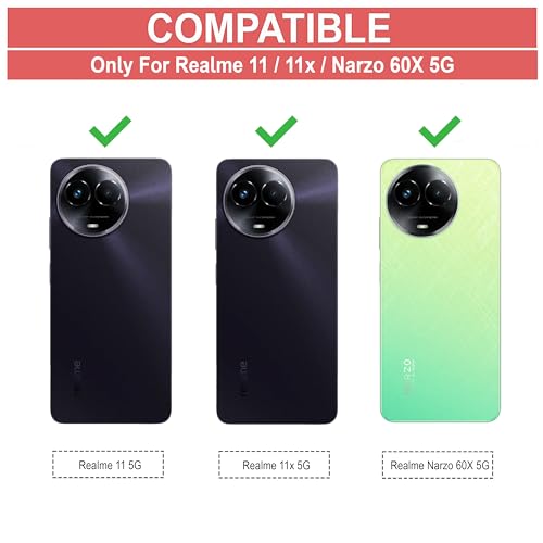 Image of Amazon Brand - Solimo Back Case Cover for Realme Narzo 60X 5G (Polycarbonate, Thermoplastic Polyurethane Matte Black)