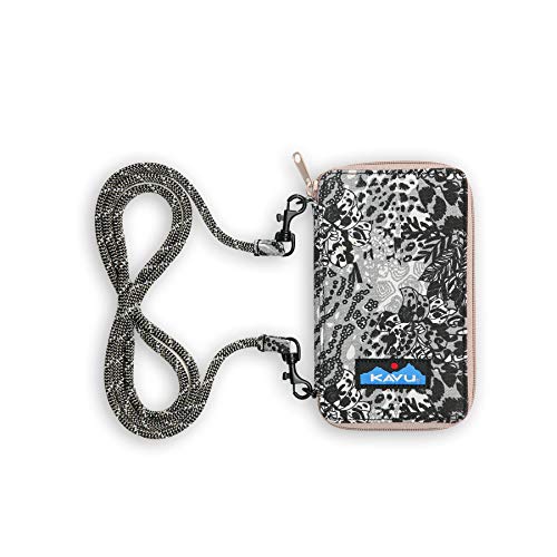 Kavu go time bi-fold clutch wallet with crossbody rope strap - wi…