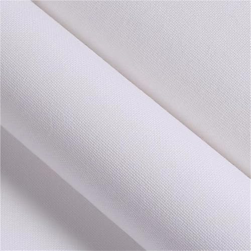 Rollo de lona algodón blanco de 5 m de largo y ancho 27 cm 6