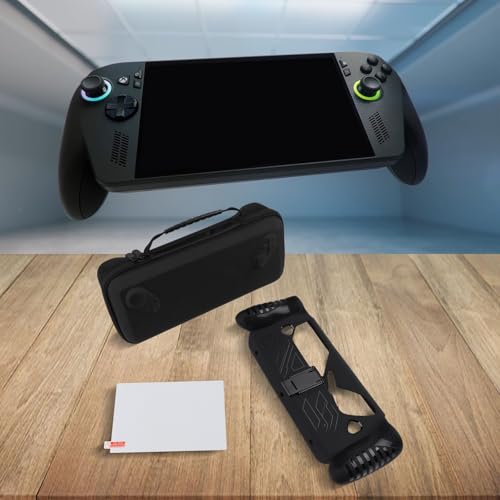 Funda protectora ROG Ally X con vidrio templado antiarañazos negro 4