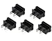 Holiday Lighting Outlet Male Black Slip Plug, Zip Plug, Vampire Plug, Gilbert Plug, Slide Plug (5, SPT-1)