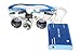 Produktbild 3.5x 420mm Dental Lupenbrille Surgical Binokularlupen und Led Stirnlampe Blau