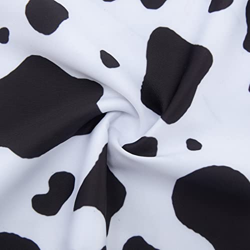 Unifaco Swimsuit For Girls 10 12 Kids Cow Print Bathing Suits 2 Piece Boyshort Tankini Modest Swimwear #TOP4