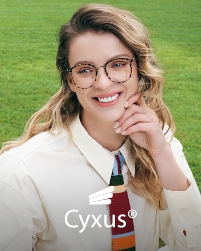 Image of Cyxus Blue Light Glasses for Women Men Stylish Computer Glasses Reduce Eye Strain UV Protection for Screen