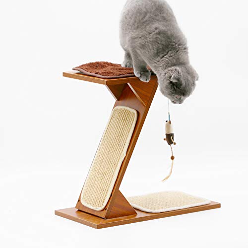 Purrrfect Life Pl16014-D Cat Scratcher Post With Toy #TOP3