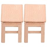 Matériau robuste : fabriqué en bois d’exception, ce tabouret miniature offre une grande durabilité et une finition robuste, lui une dans votre maison de poupée