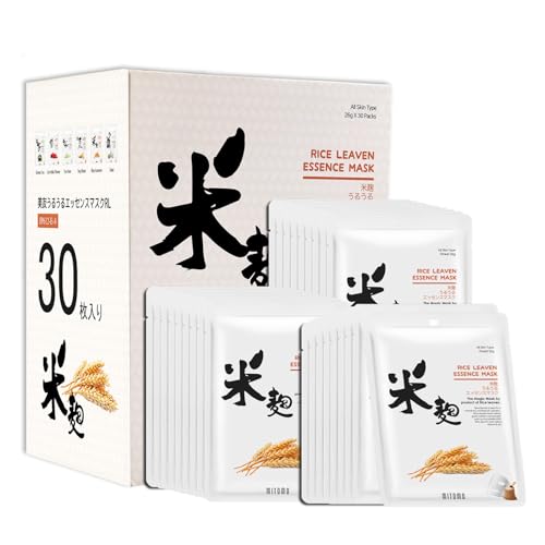 MITOMO �~�g�� ���邤��612 30�� RICE LEAVEN PACK ���C�X�R�E�W �p�b�N �Ė˂��邤�� �G�b�Z���X�}�X�N �n�C�G���h �����L�[�v �p�b�N �T�������P�A�yJPSS00612-E-4x003�z