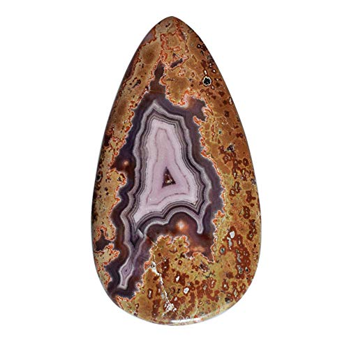Pierre précieuse agate passion violette naturelle de 56 CTW polie