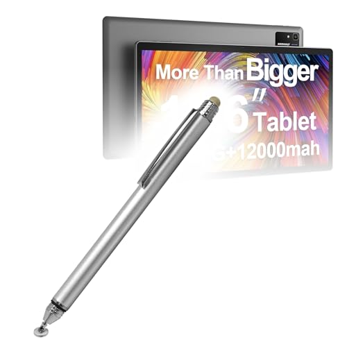 BoxWave �X�^�C���X�y�� MESWAO MES-B3 �^�u���b�g Android 13 �^�u���b�g (15.6�C���`) �Ή� - �f���A���`�b�v �Ód�e�ʎ��X�^�C���X �t�@�C�o�[�`�b�v �f�B�X�N�`�b�v �Ód�e�ʎ��X�^�C���X�y�� - ���^���b�N�V���o�[