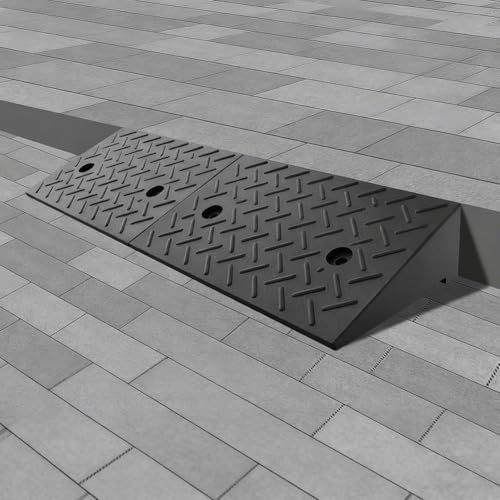 Rampa resistente para umbral con capacidad 8818 lb antideslizante 11 cm miniatura 5