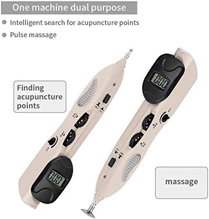 Acupuncture Massage Pen, Digital Electronic Health Care & Pain Relief Pointer Tool Set 10.8 x 4.5 x 2 inch