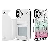 iPhone 16 ケース 手帳型 鬼滅の刃 胡蝶 iPhone 16ケース アイフォン16 カバー スマホケース 人気 おしゃれ あいふぉん16 携帯ケース ワイヤレス充電対応 軽量