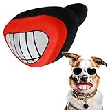 Funny Dog Toys with Squeaker - Funny Cute Smiling Dog Toys - Puppy Toys for Small, Medium and Large Dogs - Pet Birthday Gifts - Funny Toys