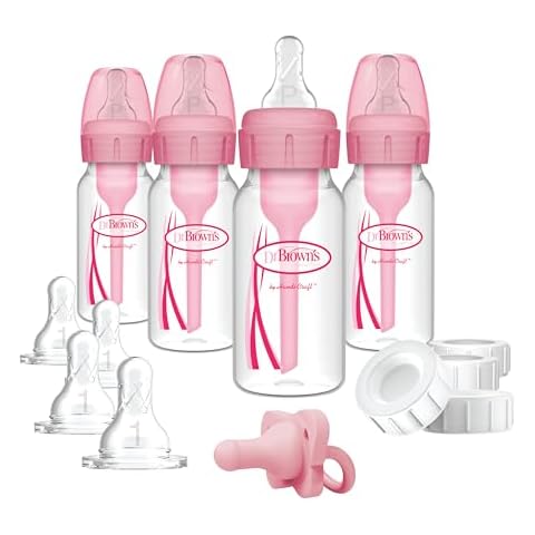 Dr. Brown's Natural Flow Anti-Colic Options+ Narrow Breast to Bottle Pump & Store Feeding Set Cover
