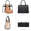 Dasein Women Handbags Purses Wallet Shoulder Bags Top Handle Satchel Purse Tote Work Bag Set 2pcs
