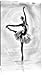 Produktbild Pixxprint Ästhetische Ballerina als Leinwandbild | Größe: 100x70 cm | Wandbild | Kunstdruck | fertig bespannt