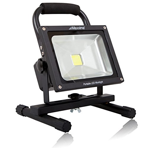 Maxxima MPWL-30 30W Portable LED Work Light (with Lithium Ion Rechargeable Battery)