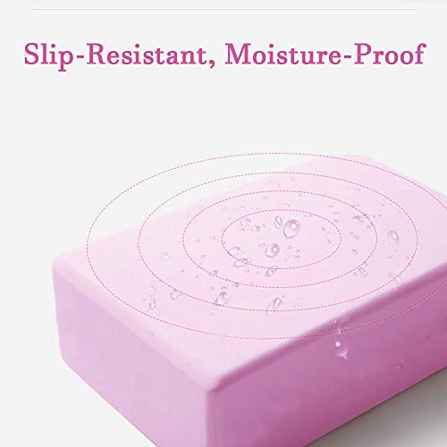 image for YoTelim Yoga Block 2 Pack Soft EVA Foam Yoga Bricks, Non-Slip Surface 
