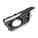 Anzios Car Front Bumper Fog Light Fog Lamp Grille Cover Accessories For VW Beetle 2016 2017 2018 2019 Fits OE 5C5854661J, 5C5854662J, Black Frame+Chrome Molding, 2pack LH+RH