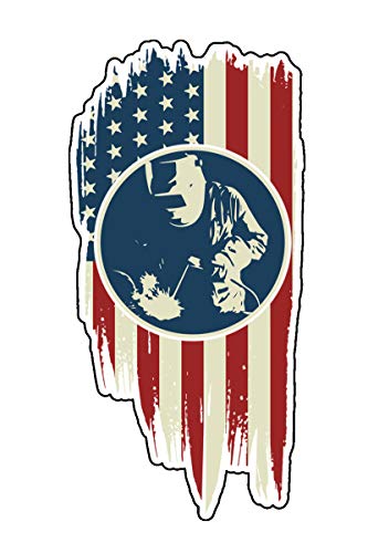 Autocollant de soudage drapeau américain pour décorer votre camion ou PC