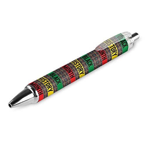 Bolígrafos de tinta negra retráctiles para suministros de oficina y papelería escolar