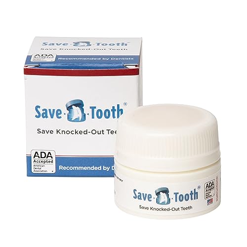 Save-A-Tooth Preservation Kit - Prevent Permanent Tooth Loss Save Knocked Out Teeth for up to 24 Hours - Tooth Saver Made in the USA by SmartPractice - Keep in your Kit Bag for a Tooth Emergency
