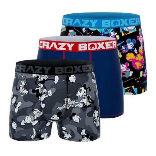 CRAZYBOXER Disney Monsters Men's Boxer Briefs (3 pack) - Main Image