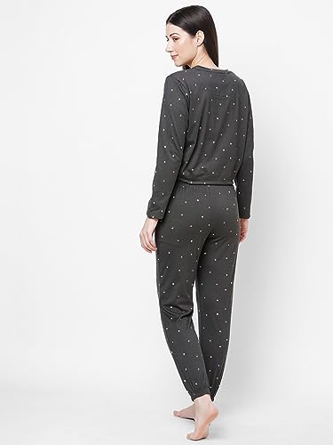 Image of Sweet Dreams Women's Cotton Printed Night Suit Set