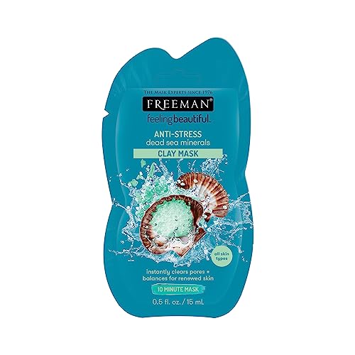 Freeman Limited Edition Gift Bundle, Facial Mask Variety Pack: Purifying Clay, Detoxifying Charcoal, Oil-Absorbing Mud, And Exfoliating Peel-Off Beauty Face Masks, Travel Mask Set, 6 Count #TOP5