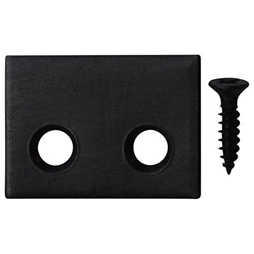 Image of BRAMAH ROLA Sash Window Stop Plate - Pack of 10 - Bronze Metal Antique 10 Plates & 20 Screws