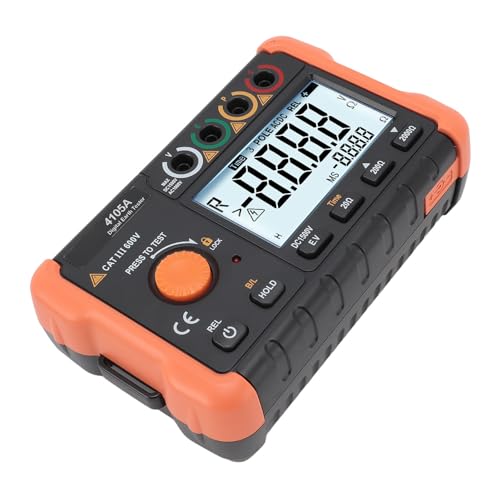 Mesure haute tension sécurisée avec le compteur de résistance au sol LCD