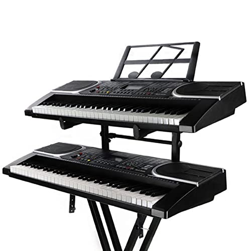 Humdcdy Supports De Piano, Support De Clavier De Piano Réglable À 2 Niveaux, Support De Clavier Électronique Universel Surélevé Adapté Aux Musiciens, EnfantsDébutants - Les Beatles, Paul McCartney, John Lennon, RIngo Starr, George Harrison Humdcdy Supports De Piano, Support De Clavier De Piano Réglable À 2 Niveaux, Support De Clavier Électronique Universel Surélevé Adapté Aux Musiciens, EnfantsDébutants – Image 4