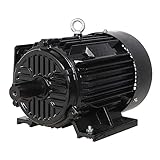 findmall 5HP Electric Motor 184T Frame 1480/1770RPM 3 Phase Motor General Severe Duty Motor TEFC 50/60Hz 230/460V 1 1/8 Inch Keyed Shaft