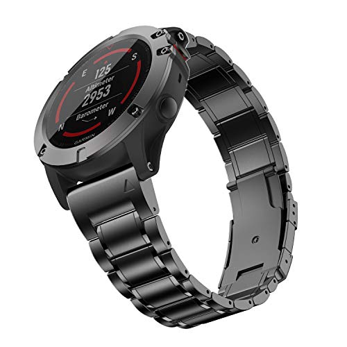 HQEUZ Titanium Strap 22mm for Fenix 7/Fenix 6/Fenix 5 - Image 3