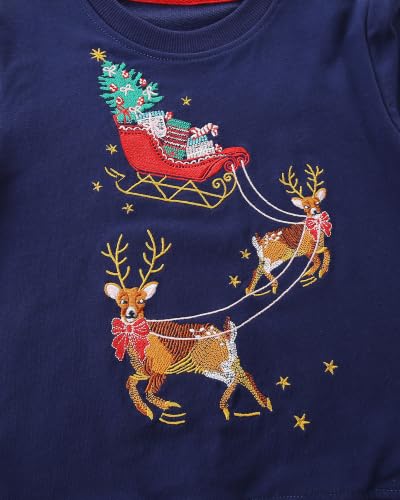 Image of Hongshilian Unisex Kids Cute Cartoon Cotton Sweater Shirt