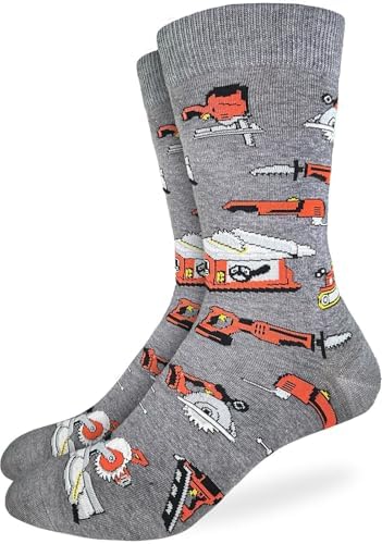 Good Luck Sock Men's Power Tools Socks, Adult, Shoe Size 7-12 image 2