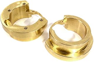 Integy RC Model C29874 Brass Alloy 82g Each Weight Add-On Set for Traxxas 1/10 TRX-4 Trail Crawler