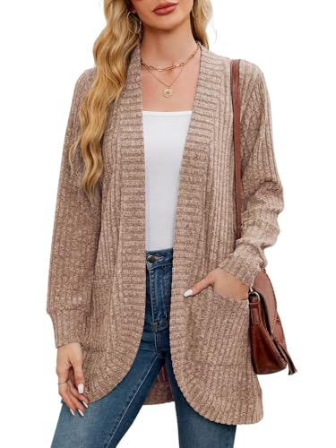 Image of BELAROI Women Plus Size Cardigan Sweater Fall Outfit