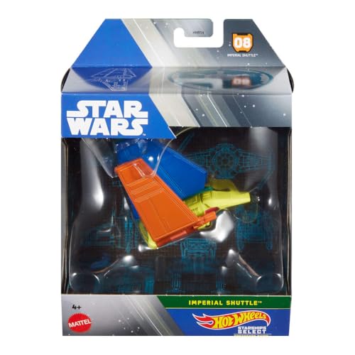 Navette impériale Hot Wheels Star Wars #08, réplique collector en métal moulé sous pression