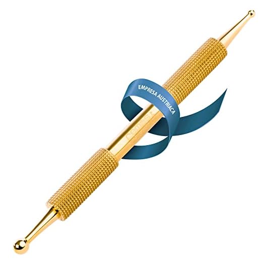 REMOS Lápiz de Acupresión y Meridianos - Oro - Bola-Ø 2.5/4.5 mm