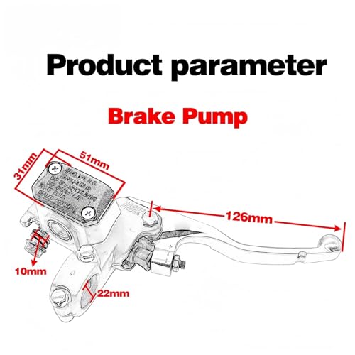 Levier d'embrayage de frein haute performance pour moto FE 300 - 4