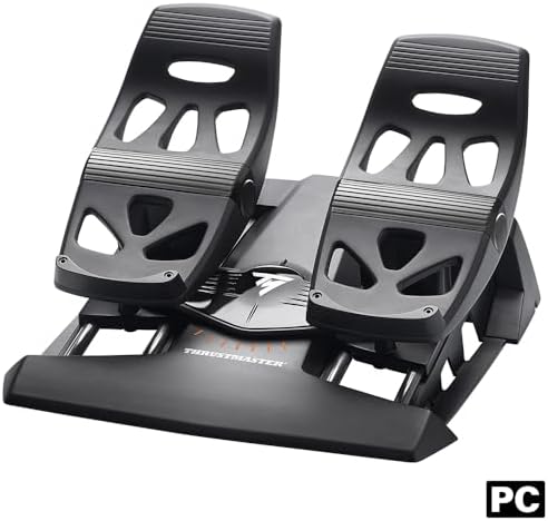 Thrustmaster TFRP Flight Rudder Pedals for PS5, Xbox Series X|S & PC β Realistic Flight Simulator Controls with Sliding Rail System for Smooth Precision - 4